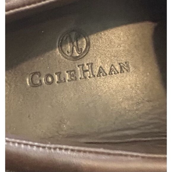 Cole Haan Mens Brown Leather Driving Loafers Vibram Sole Comfort Slip-On Sz 8.5 - Picture 2 of 15